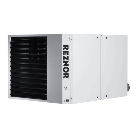 Reznor UESA Installation and operation manual