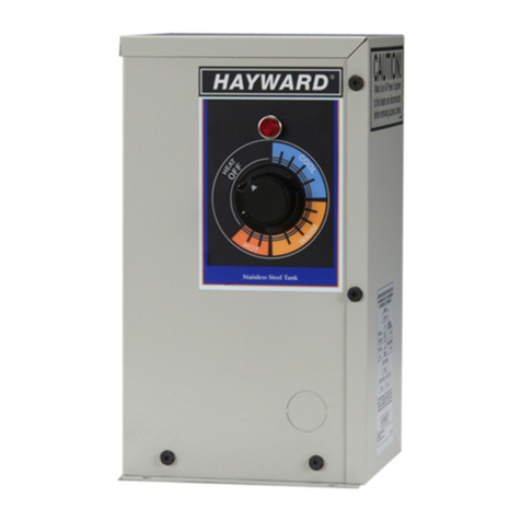 Hayward C-SPA-XI 5.5 Installation & operation manual