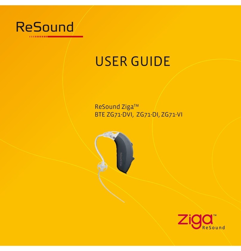 ReSound BTe ZG71-dVi user guide