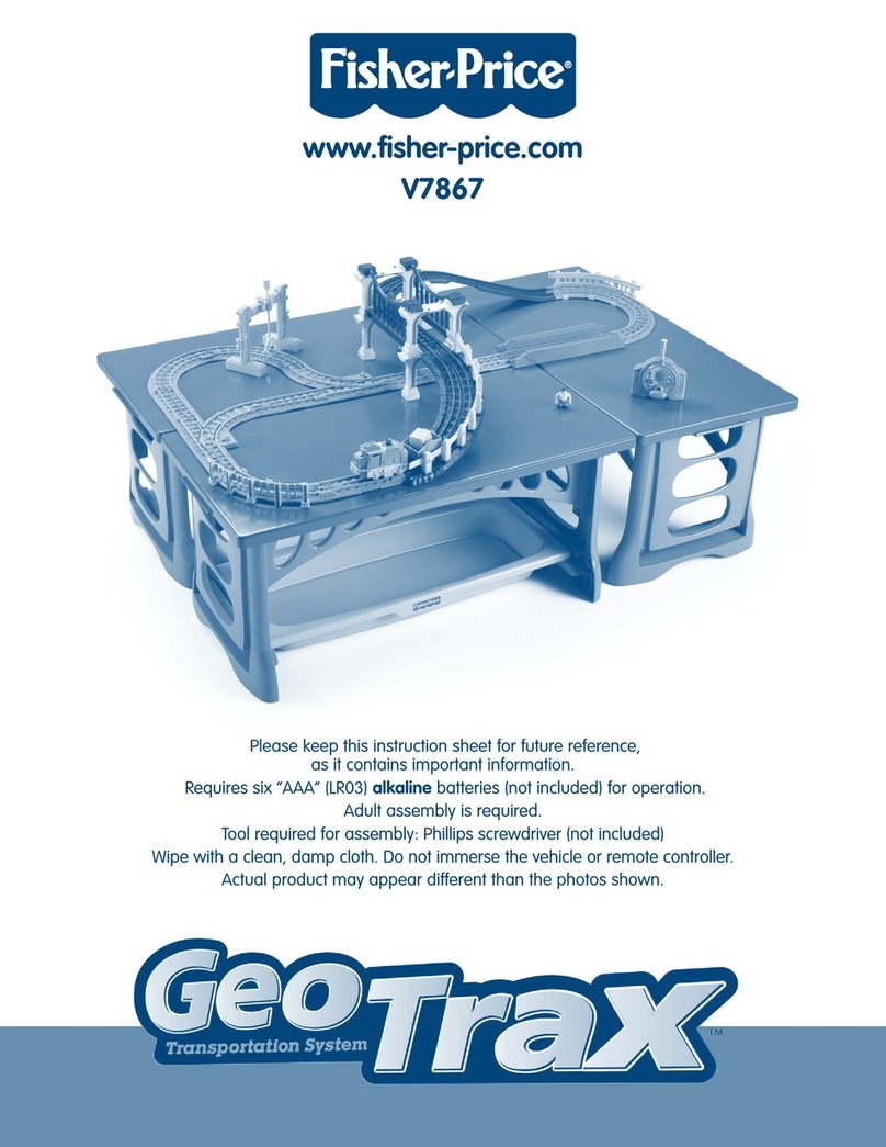 Fisher-Price GeoTrax V7867 User manual Fisher-Price GeoTrax V7867 User manual