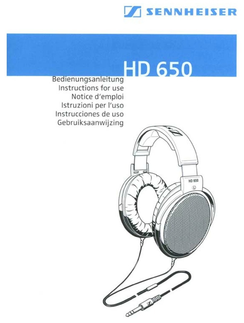 Sennheiser HD 650 Instructions for use