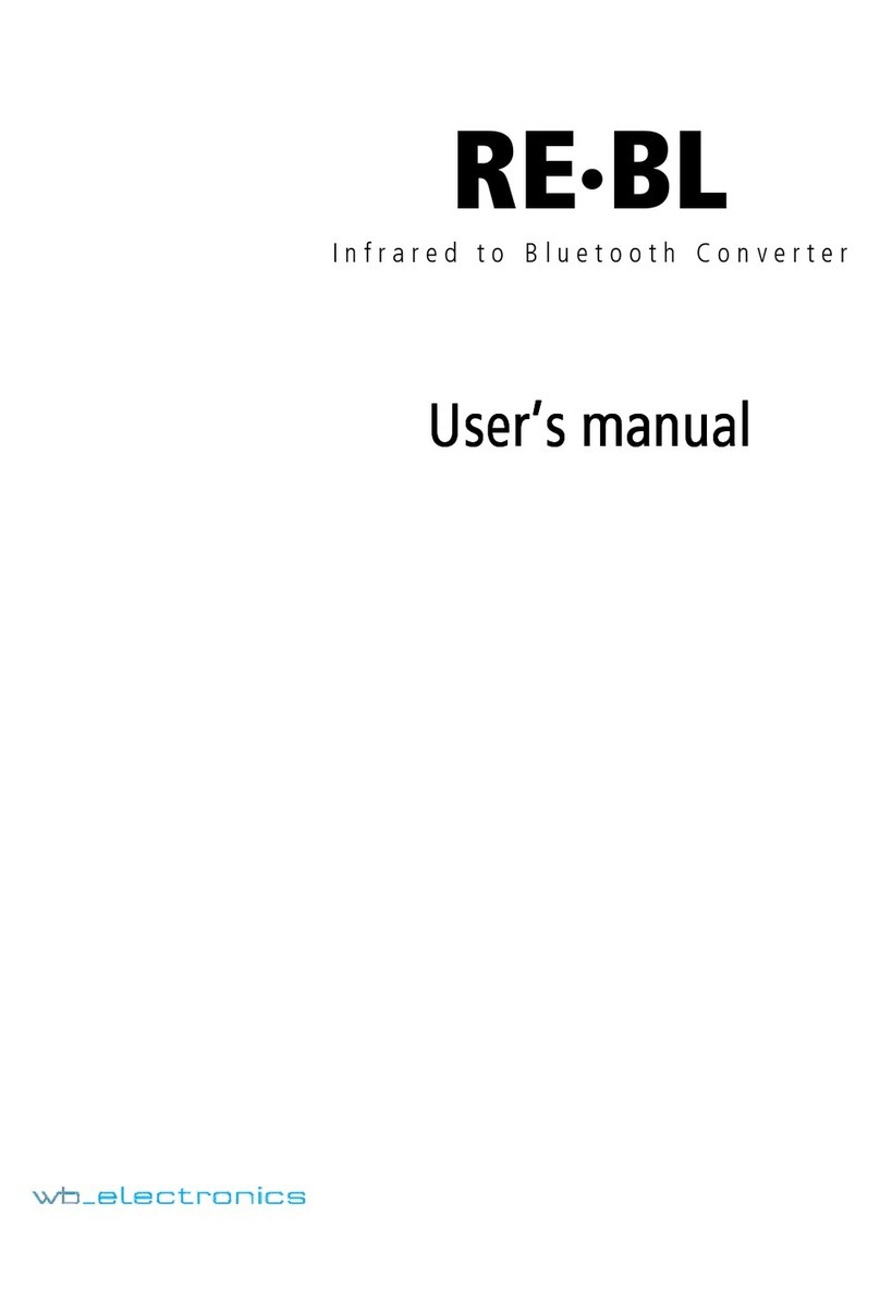 WB Electronics RE BL user manual