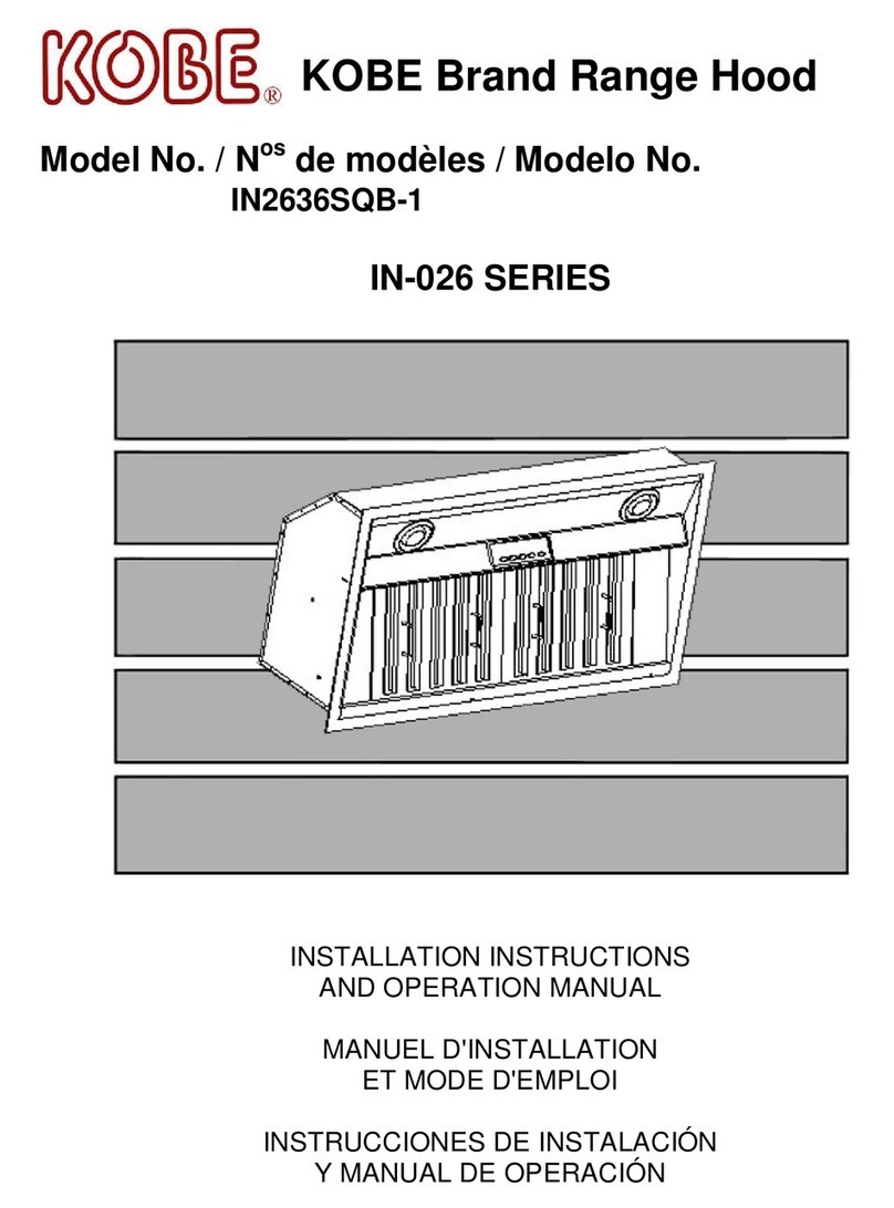 KOBE IN2636SQB-1 Troubleshooting guide KOBE IN2636SQB-1 Troubleshooting guide