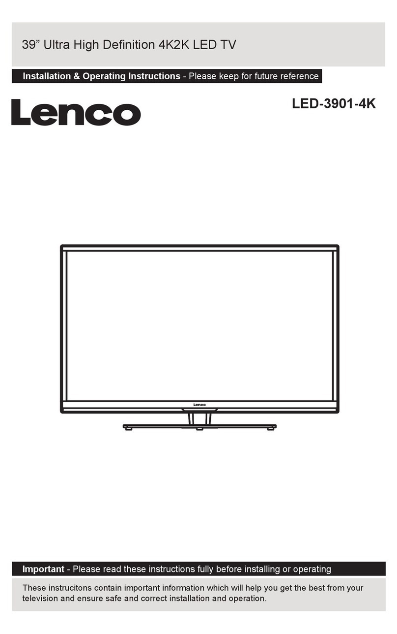 LENCO LED-3901-4K Manual