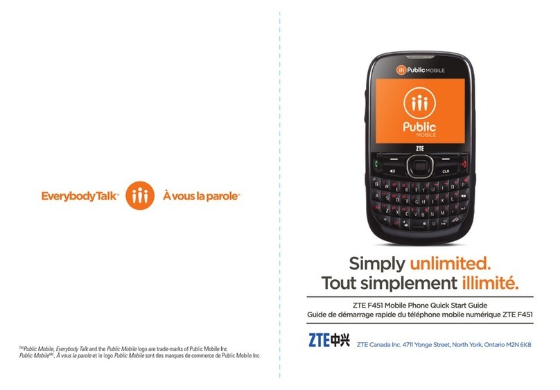 Zte Public Mobile F451 User manual
