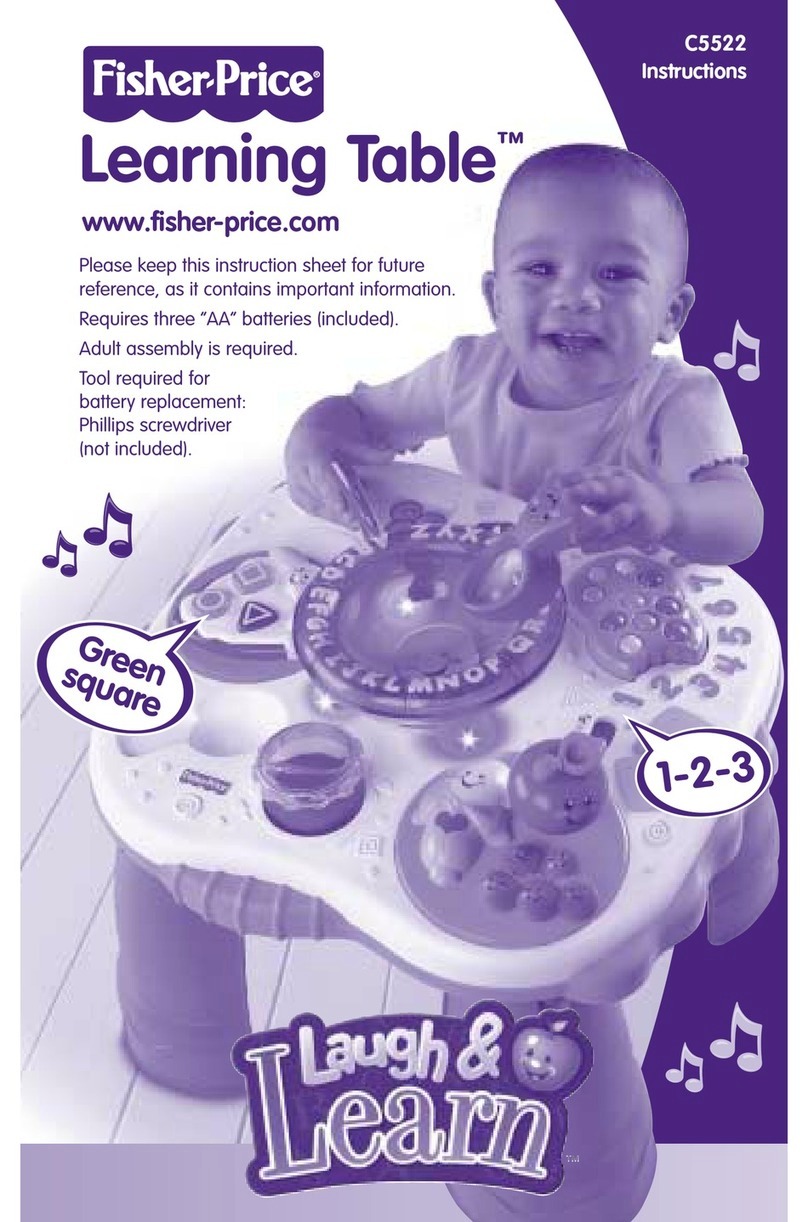 Fisher-Price Learning Table C5522 instructions Fisher-Price Learning Table C5522 instructions