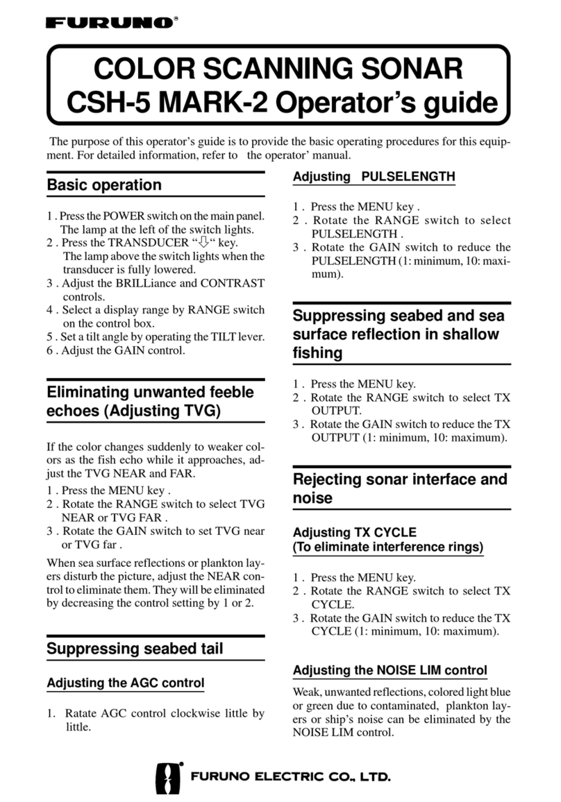 Furuno CSH-5 MARK-2 Operator's guide