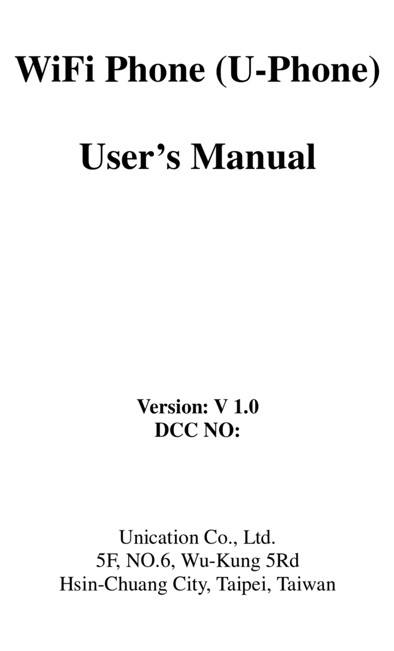 unication U-Phone user manual