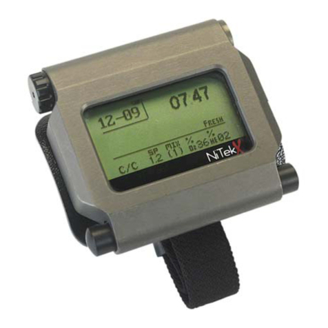 Dive Rite NiTEK X User manual