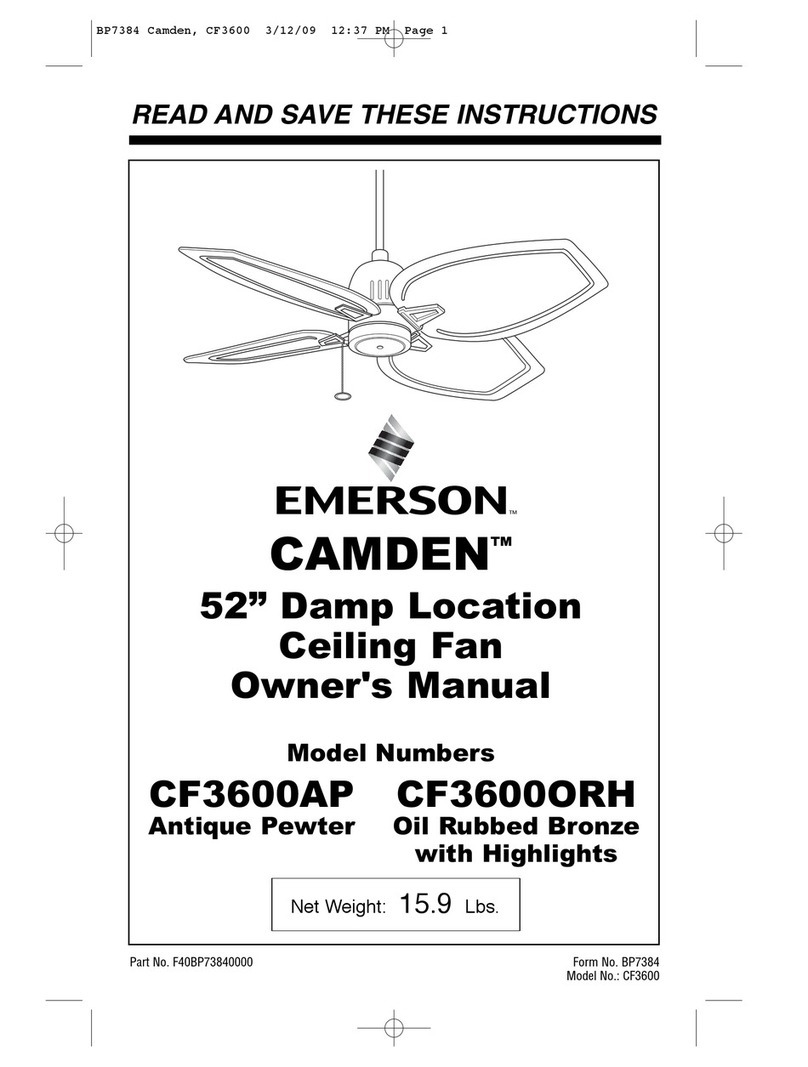 Emerson CAMDEN CF3600AP User manual