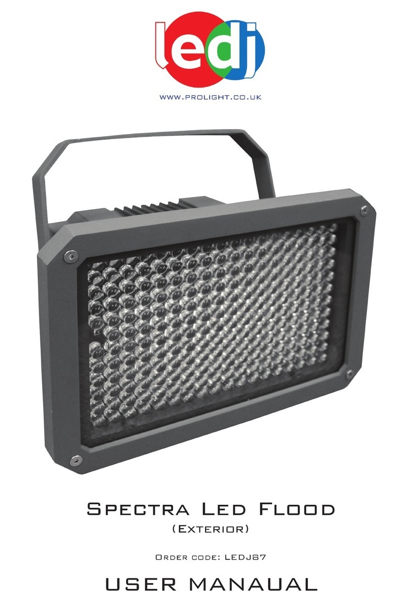 Ledj Spectra Led Flood (Exterior) User manual Ledj Spectra Led Flood (Exterior) User manual