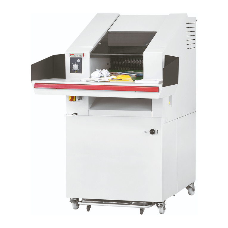 HSM Powerline FA 500.3 User manual