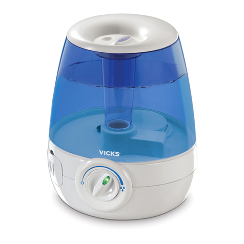 Vicks V4600 FilterFree use and care manual