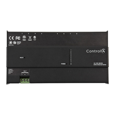 Contro l4 C4-DIN-8ESW-E User manual Contro l4 C4-DIN-8ESW-E User manual