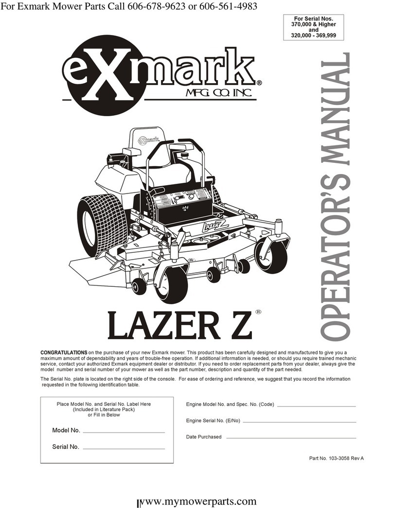 Exmark LAZER Z User manual
