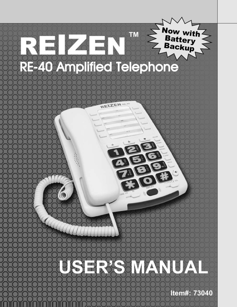 REIZEN RE-40 user manual
