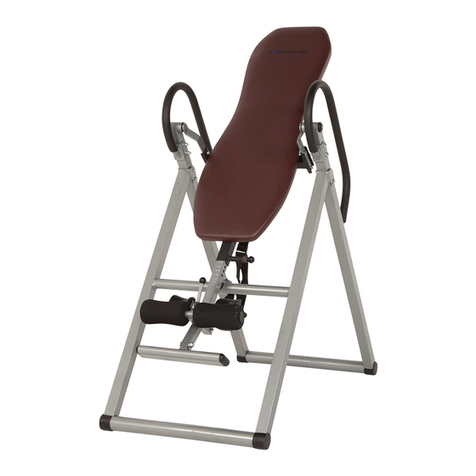 Exerpeutic Inversion Table owner's manual
