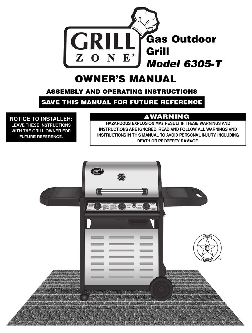 Grill Zone 6305-T User manual