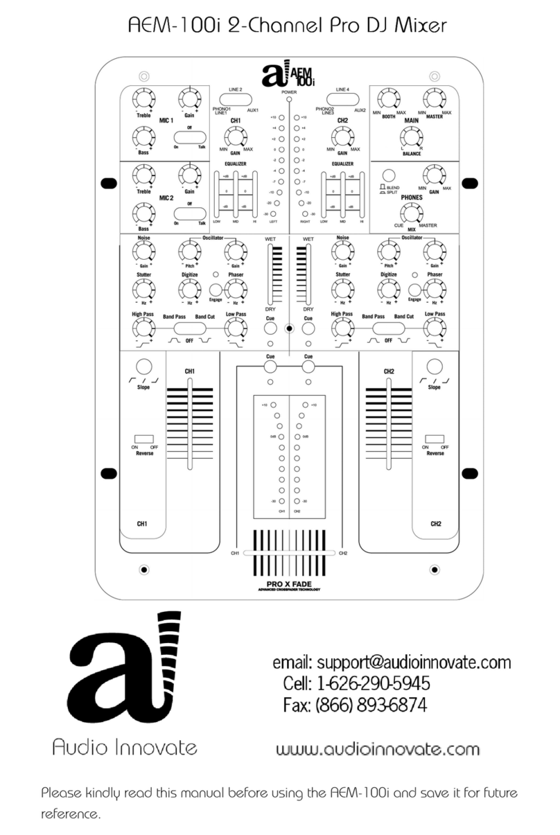 Audio Innovate AEM-100i user manual