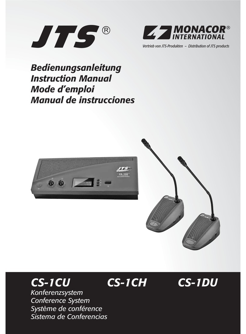 JTS CS-1CU instruction manual