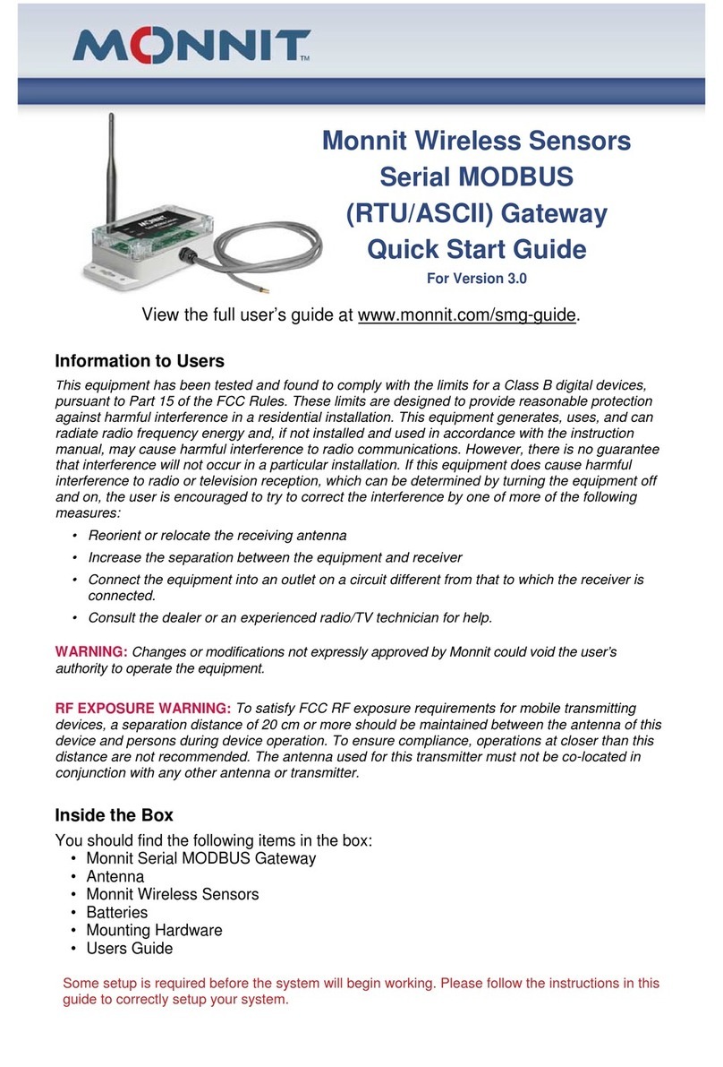 Monnit Serial MODBUS quick start guide