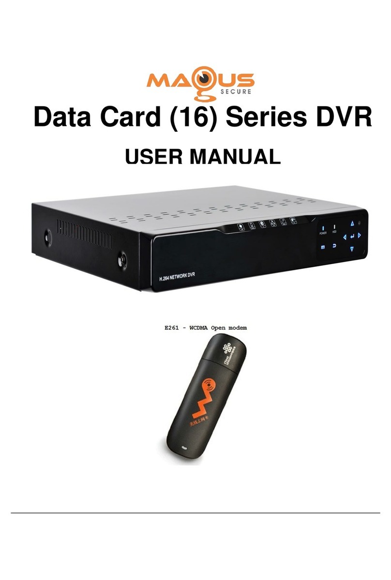 Magus Data Card (16) Series DVR user manual