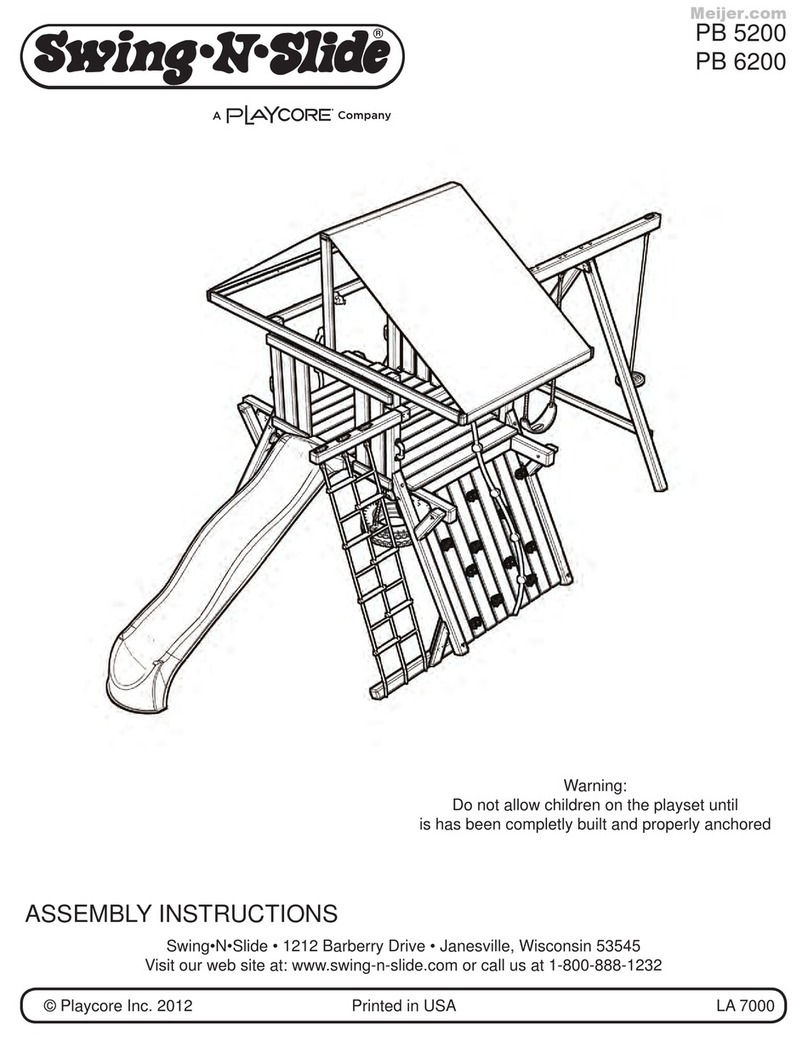 Swing-N-Slide PB 6200 Assembly instructions