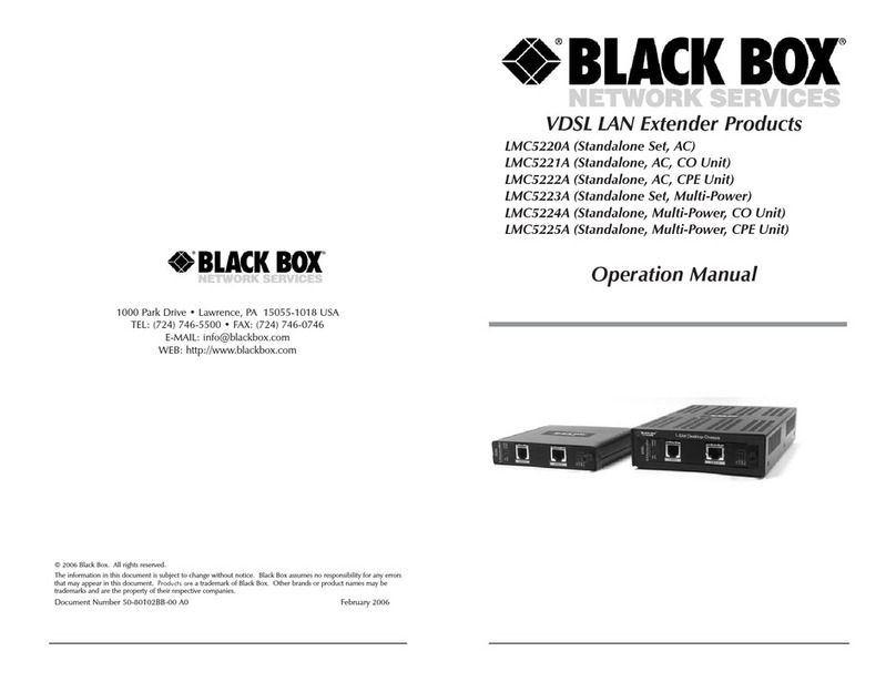 Black Box LMC5220A User manual