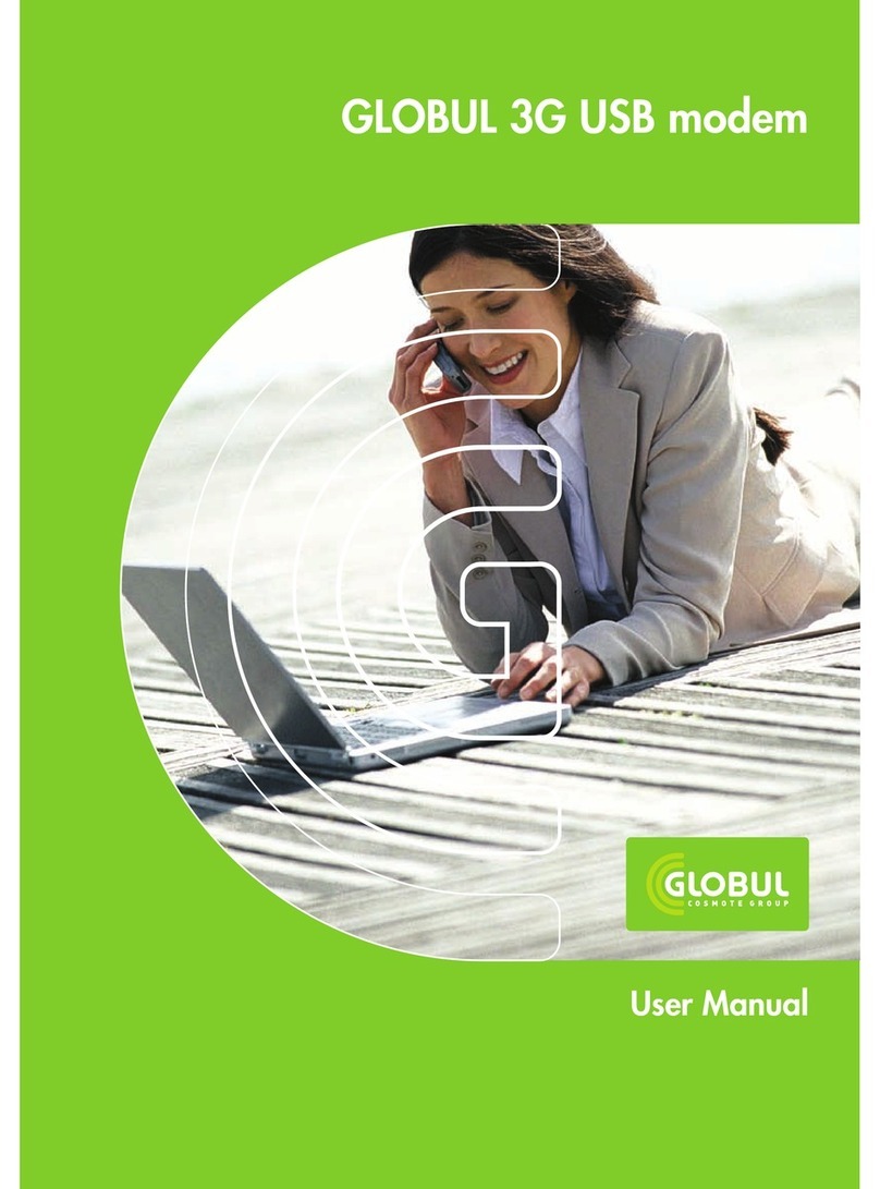 GLOBUL 3G USB modem user manual