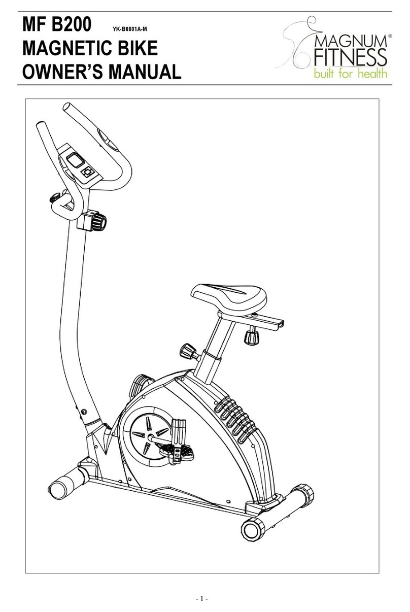 Magnum fitness MF B200 owner's manual