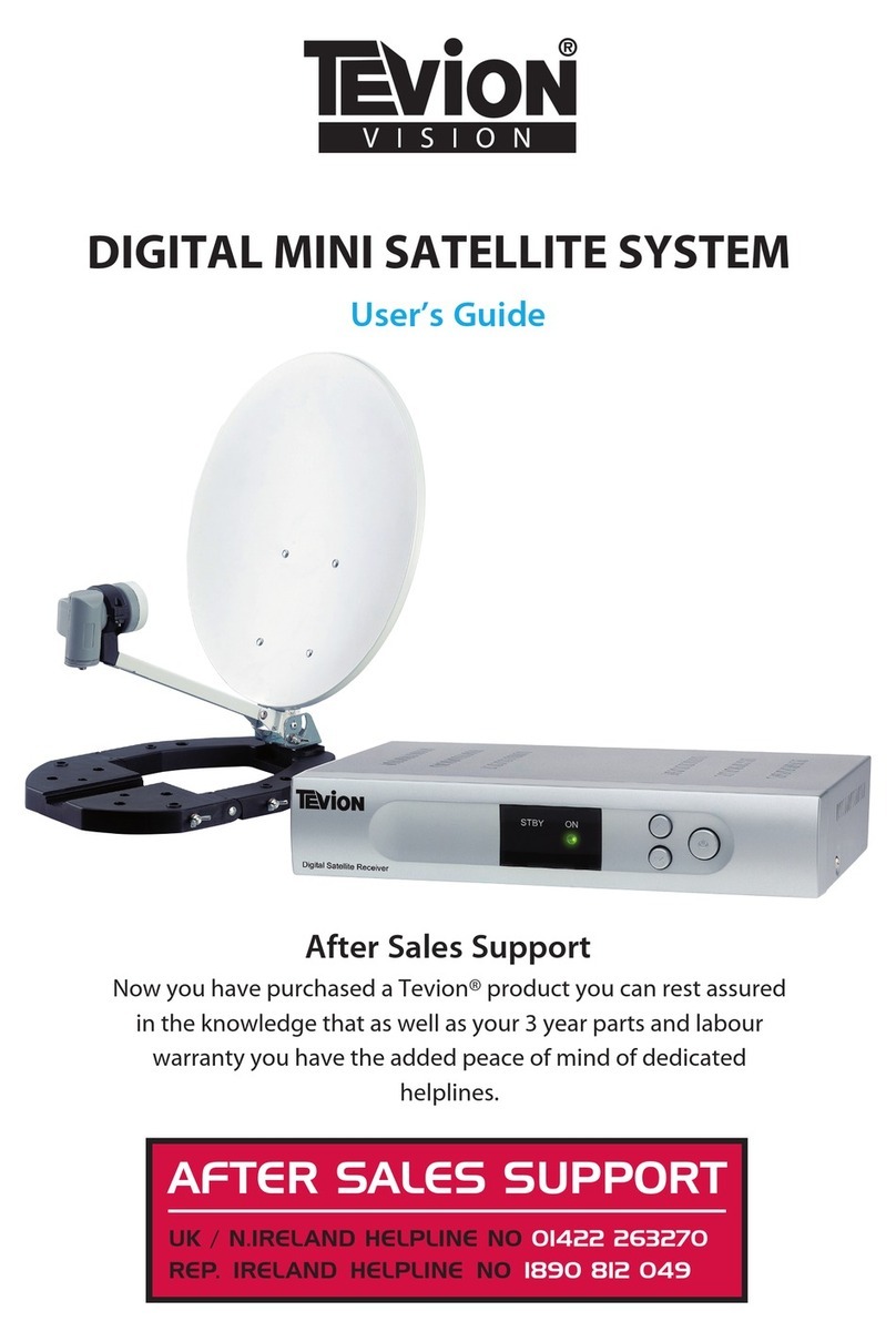 Tevion DIGITAL MINI SATELLITE SYSTEM user guide