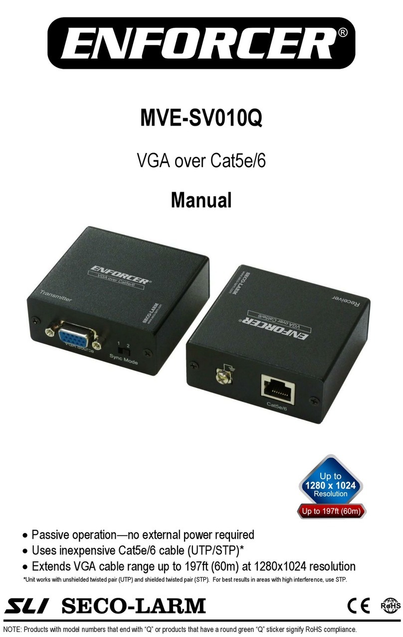ENFORCER MVE-SV010Q User manual