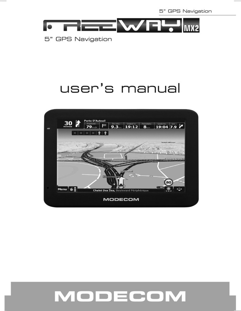 Modecom 5 GPS navigation User manual Modecom 5 GPS navigation User manual