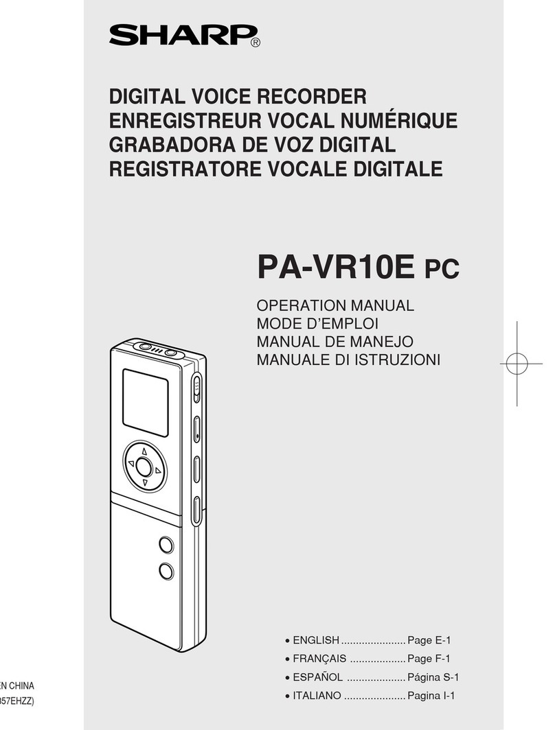 Sharp PA-VR10E User manual