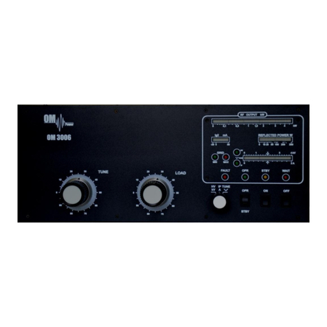 OM POWER OM3006 instruction manual