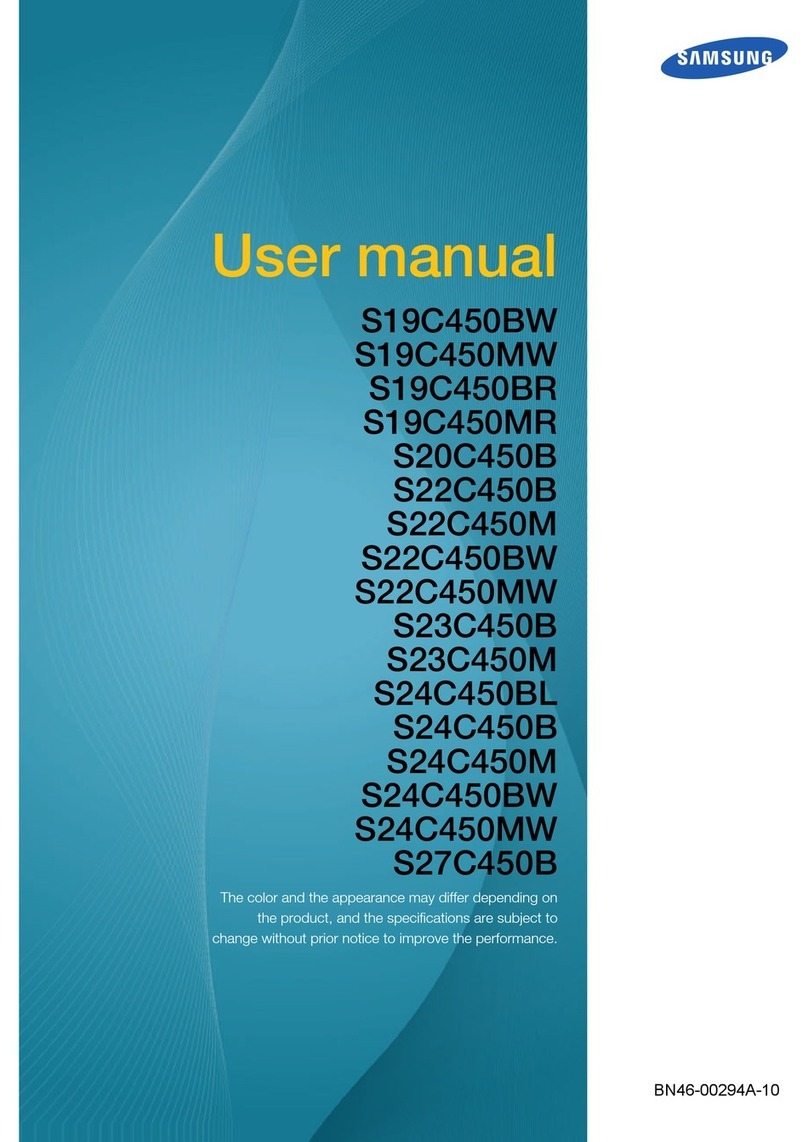 Samsung S19C450MW User manual