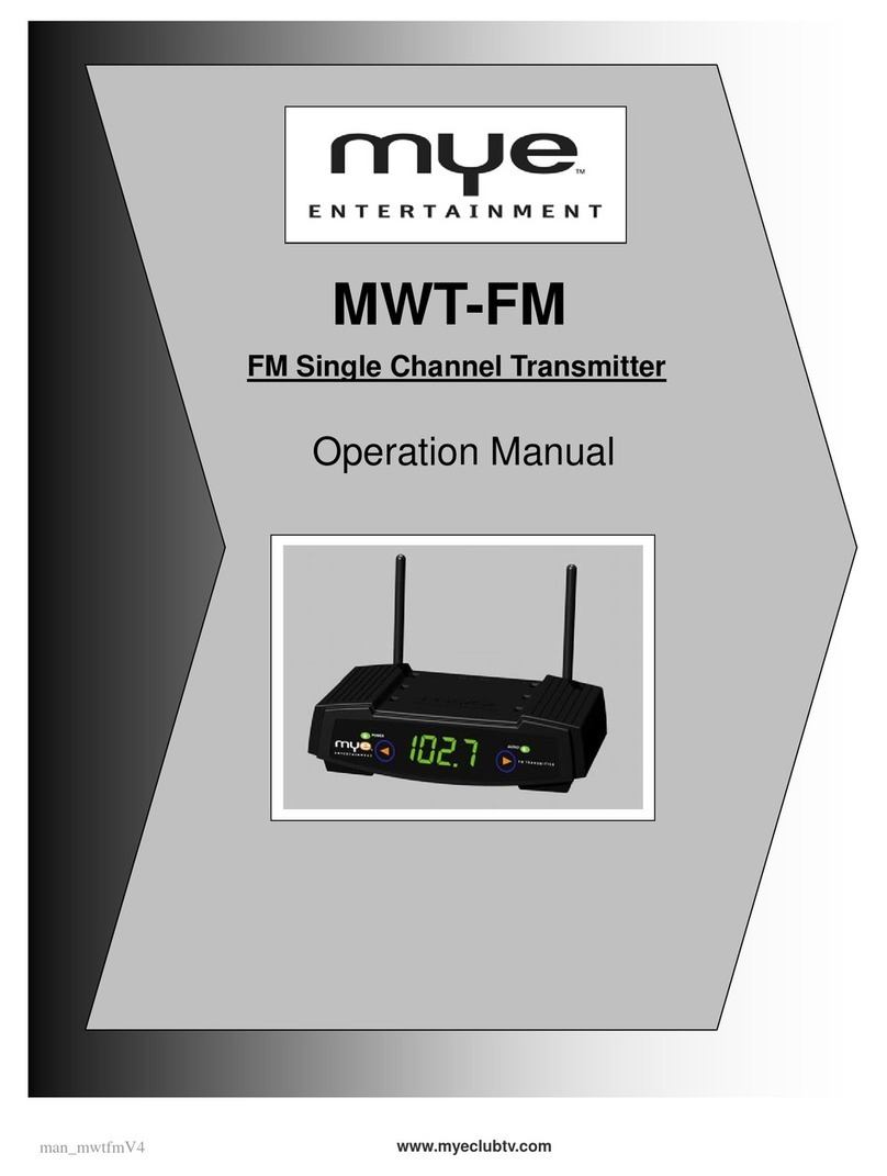 MYE MWT-FM User manual