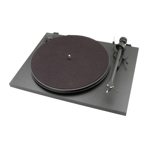 Pro-Ject Audio Systems Essential User manual Pro-Ject Audio Systems Essential User manual