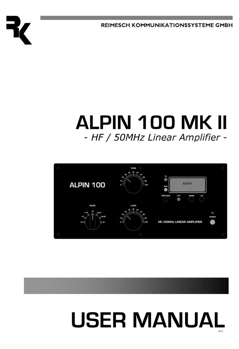 REIMESCH KOMMUNIKATIONSSYSTEME GMBH ALPIN 100 MK II user manual