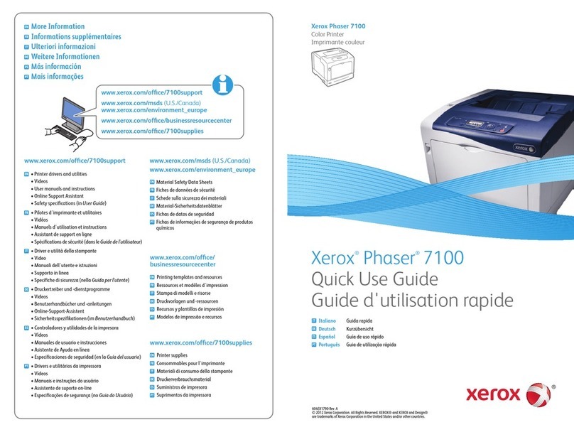 Xerox Phaser 7100 Operating manual