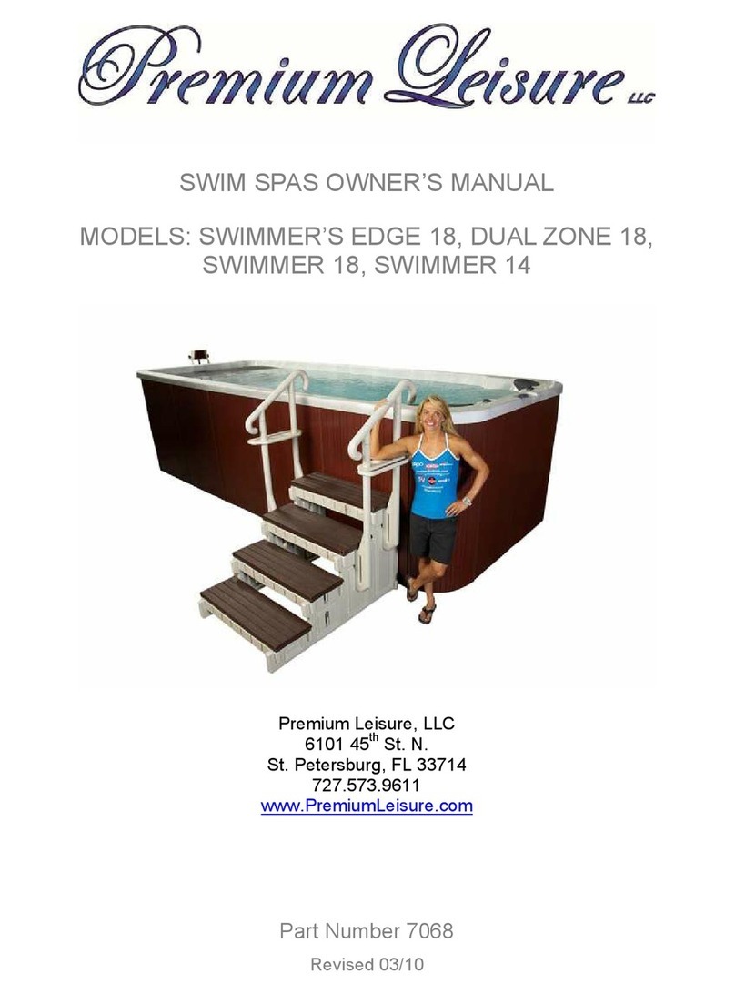 Premium Leisure Swimmer's Edge 18 owner's manual