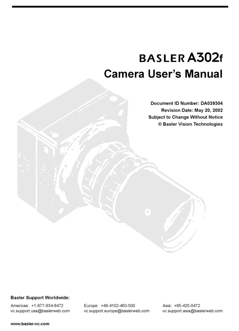 Basler A302f user manual