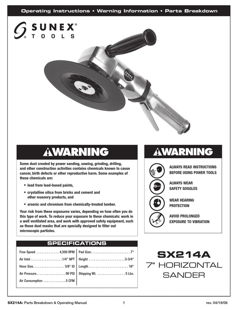 Sunex Tools SX214A User manual Sunex Tools SX214A User manual