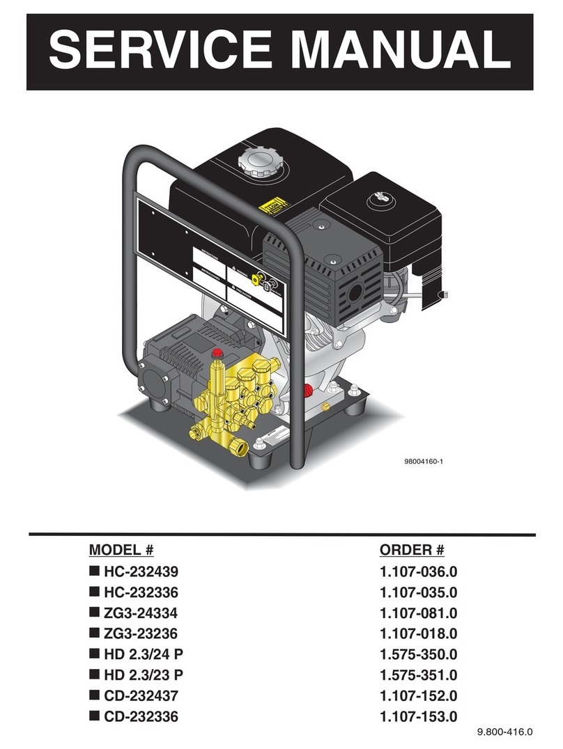 Hotsy HD 2.3/23 P Service manual