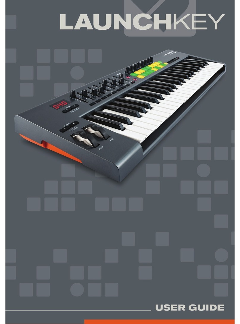 Launchkey MIDI controller keyboard user guide
