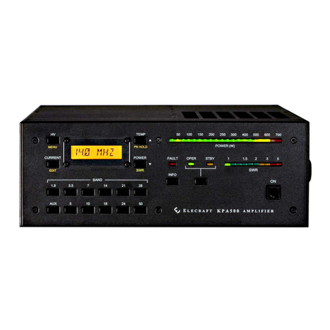 ELECRAFT KPA500 owner's manual