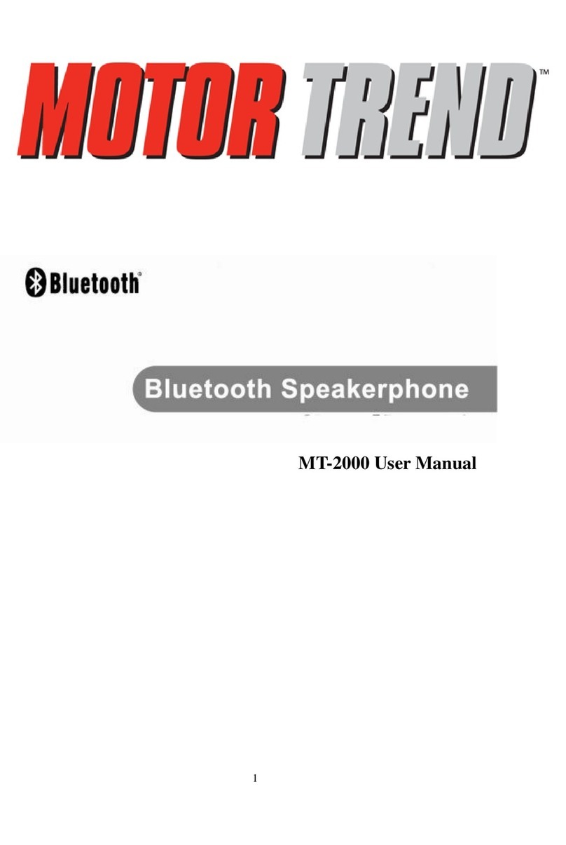 Motor Trend MT-2000 user manual