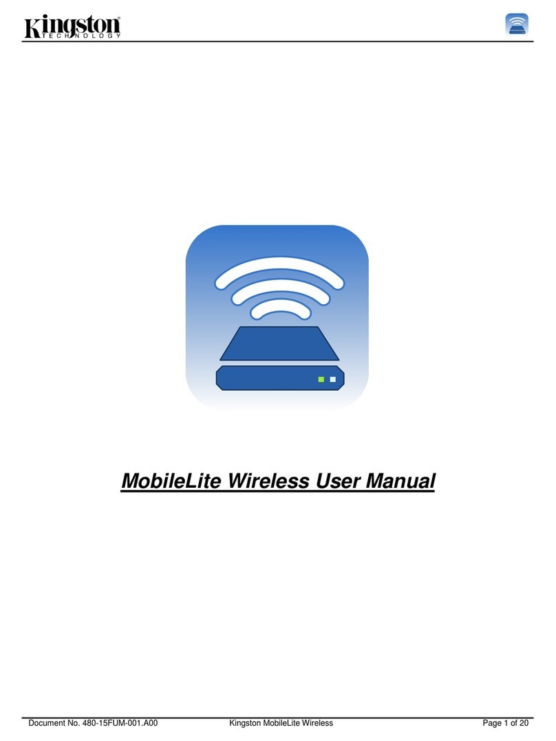 Kingston Technology MobileLite Wireless User manual Kingston Technology MobileLite Wireless User manual