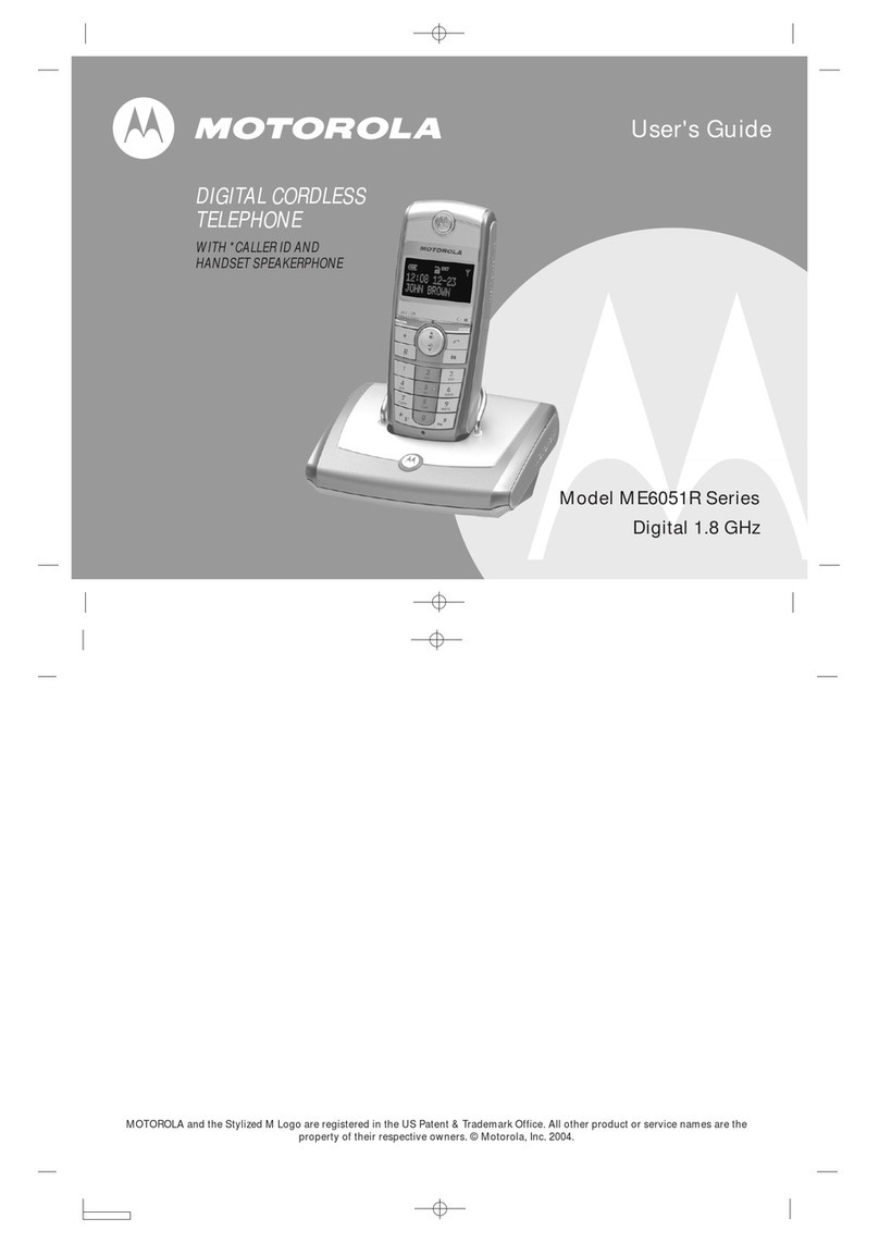 Motorola ME6051R Series User manual