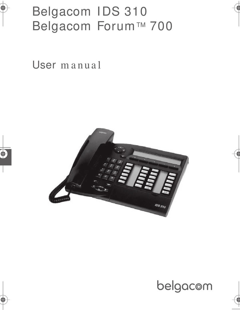BELGACOM IDS 310 User manual